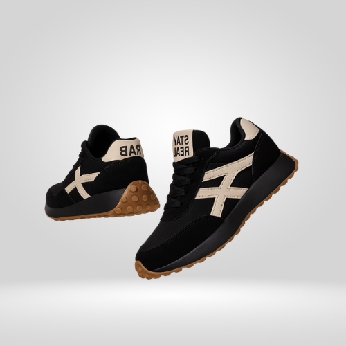 Dames sneakers met antislip zool en ondersteunend voetbed