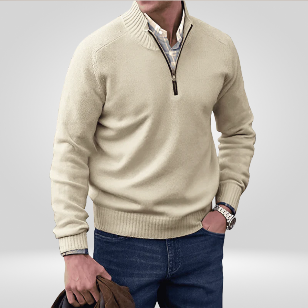 Heren Pullover met Rits – Stijlvol en Comfortabel Design