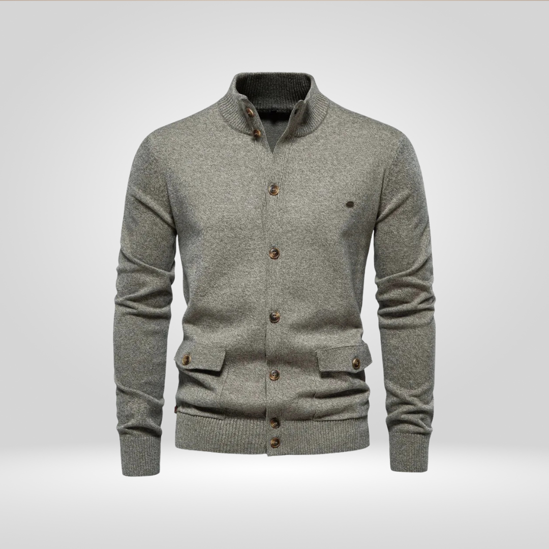 Gebreide Katoenen Heren Vest
