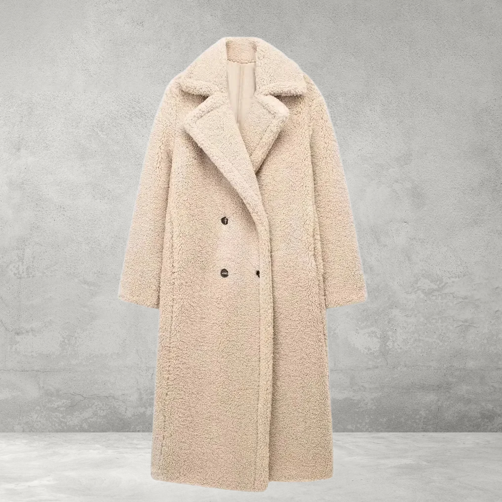 Luxe Wintermantel voor Dames | Dubbelrijig Schaapswol Overjas