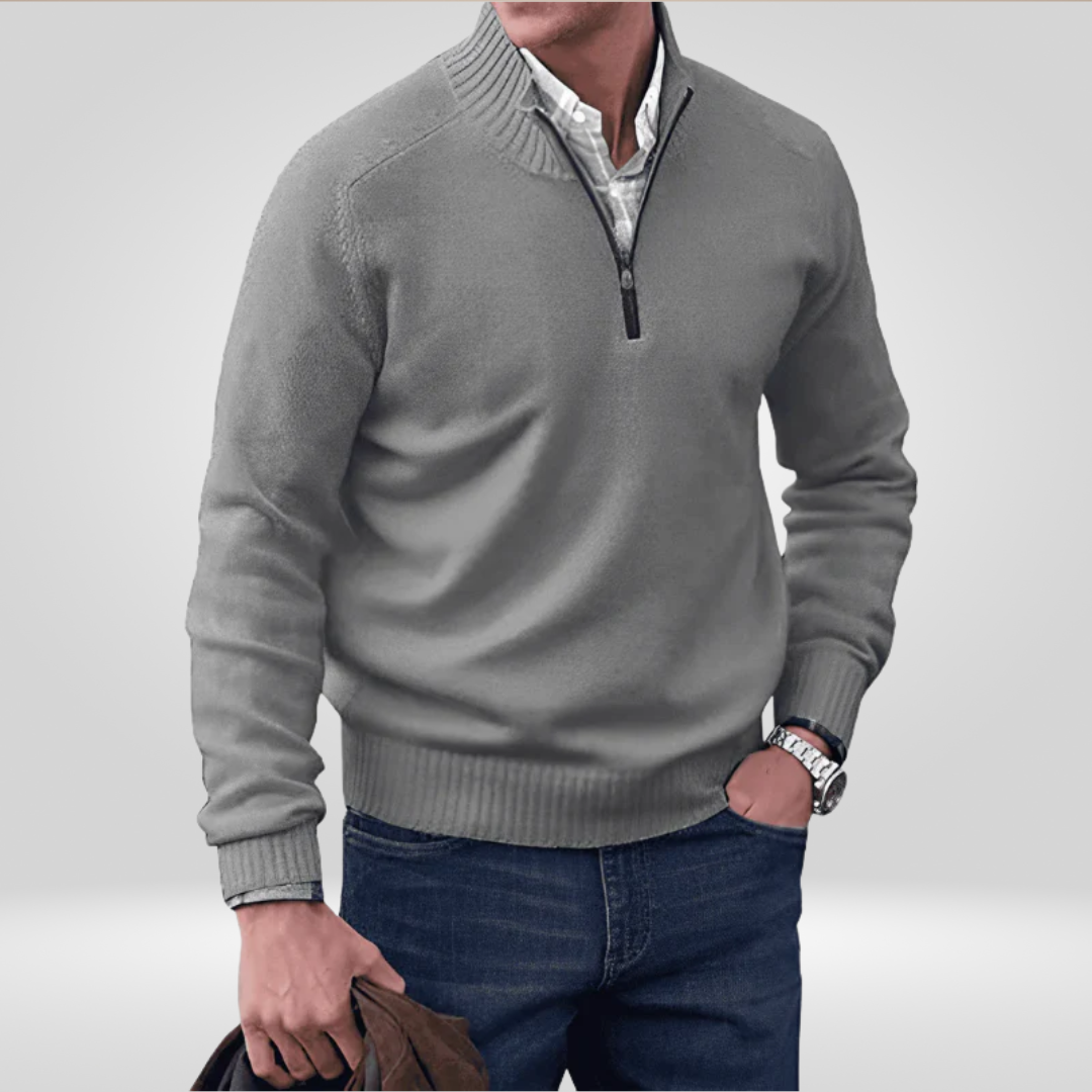 Heren Pullover met Rits – Stijlvol en Comfortabel Design
