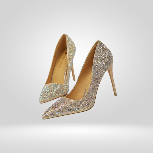 Luxe Dames Stiletto Pumps – Met Strass Details