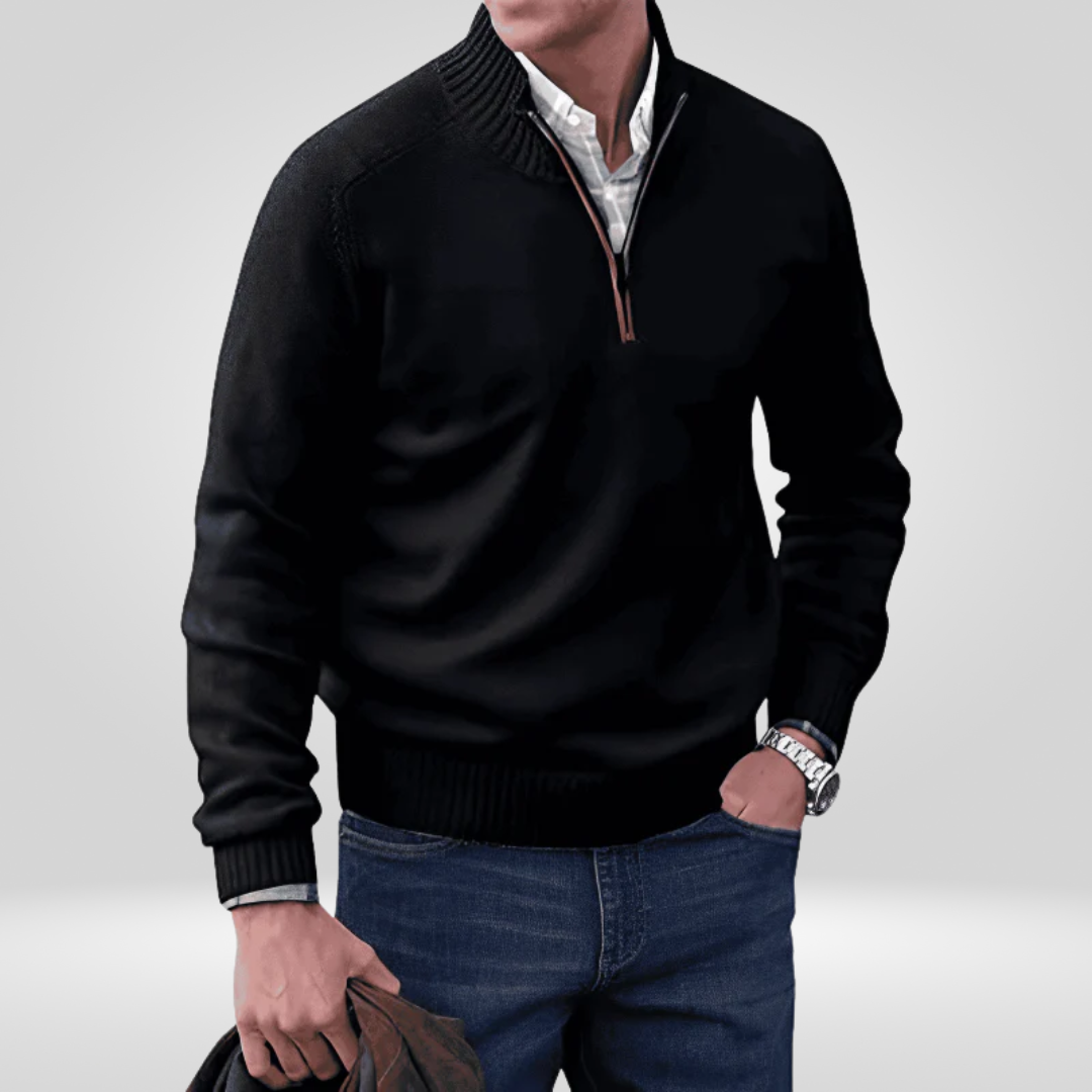 Heren Pullover met Rits – Stijlvol en Comfortabel Design