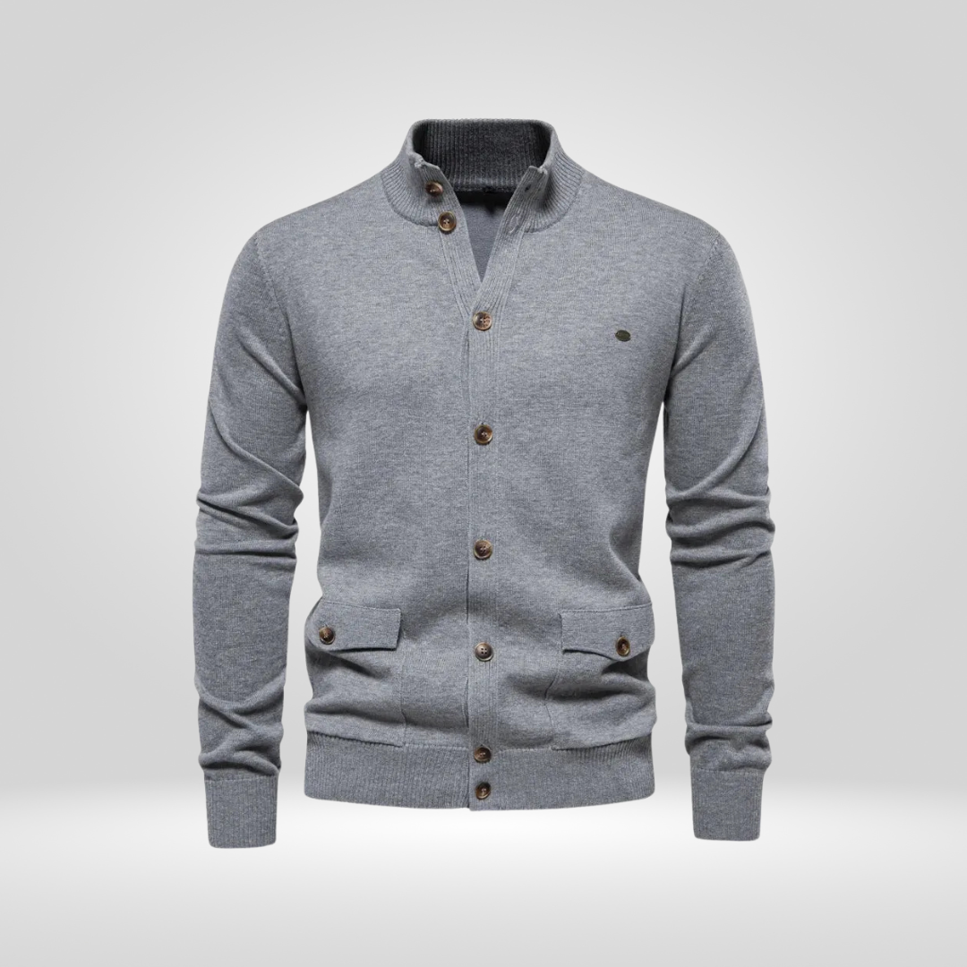 Gebreide Katoenen Heren Vest