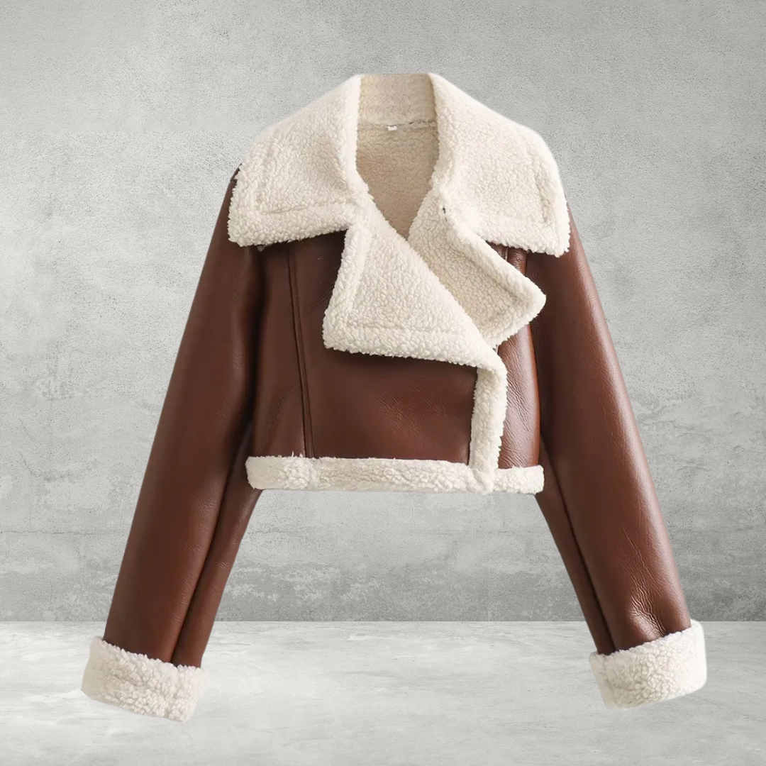 Dames Cropped lerenjas