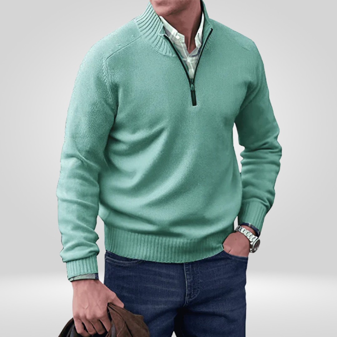 Heren Pullover met Rits – Stijlvol en Comfortabel Design