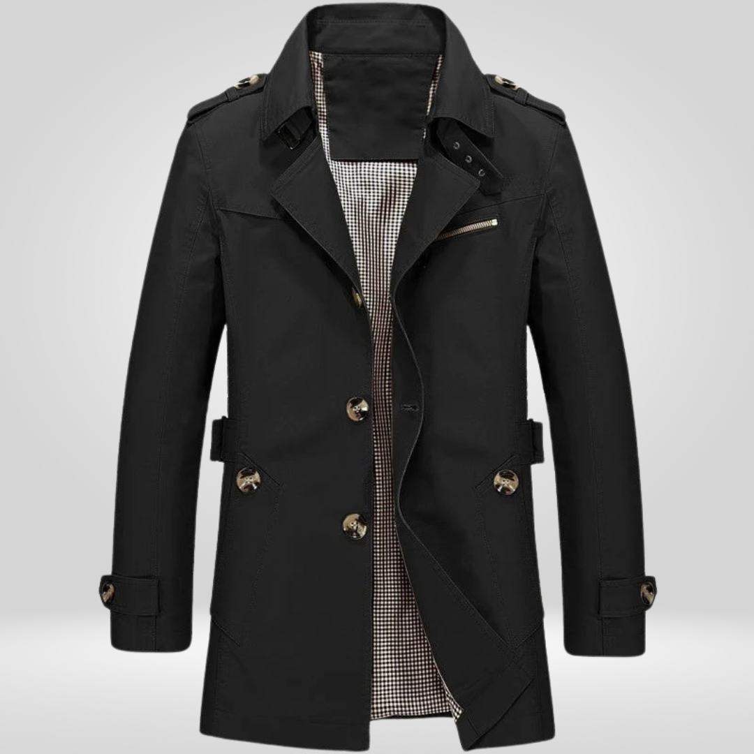 Trenchcoat | Elegante Waterdichte Jas voor de Moderne Man