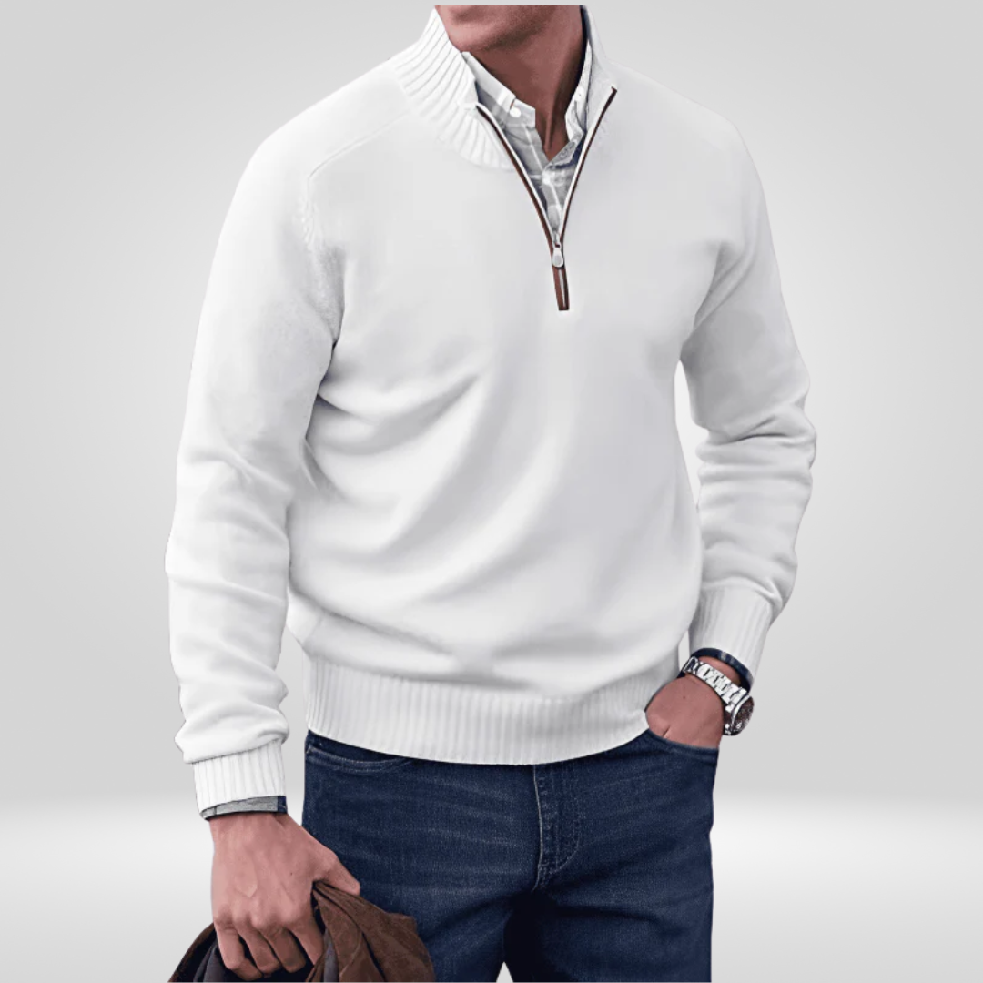 Heren Pullover met Rits – Stijlvol en Comfortabel Design