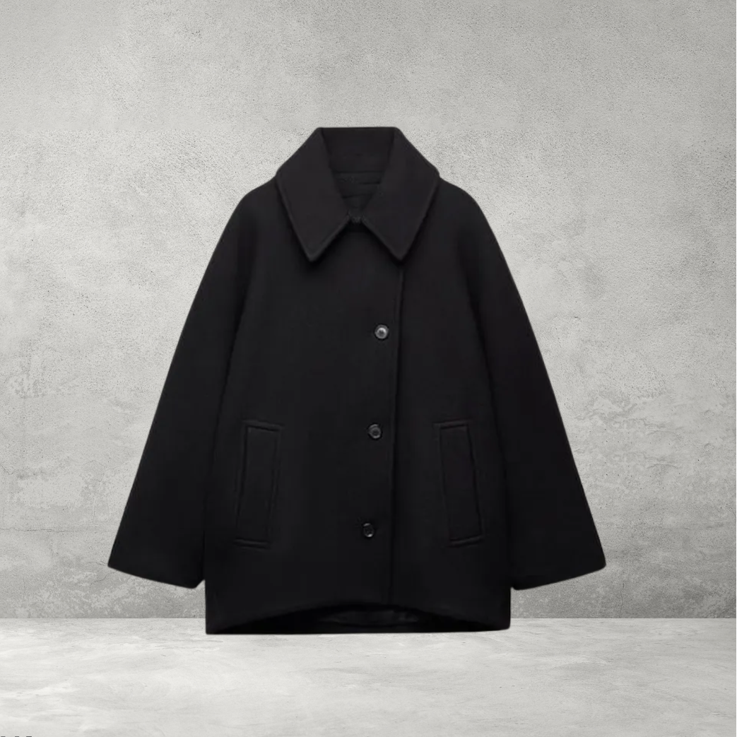 Jasje Elegante Single-Breasted Jas met Reverskraag