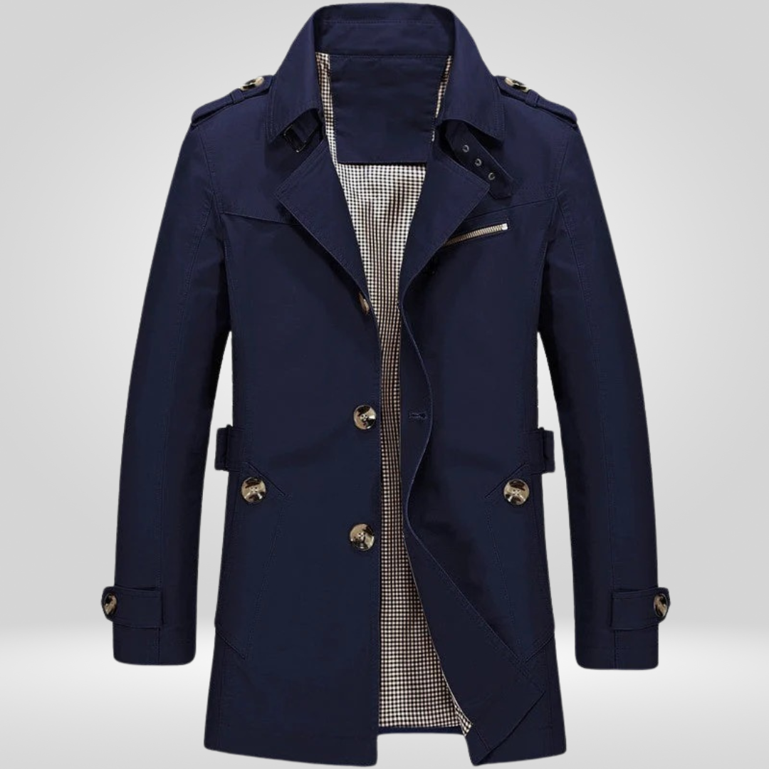 Trenchcoat | Elegante Waterdichte Jas voor de Moderne Man