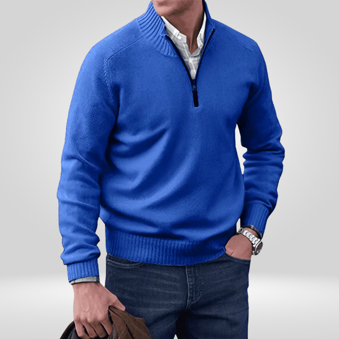 Heren Pullover met Rits – Stijlvol en Comfortabel Design