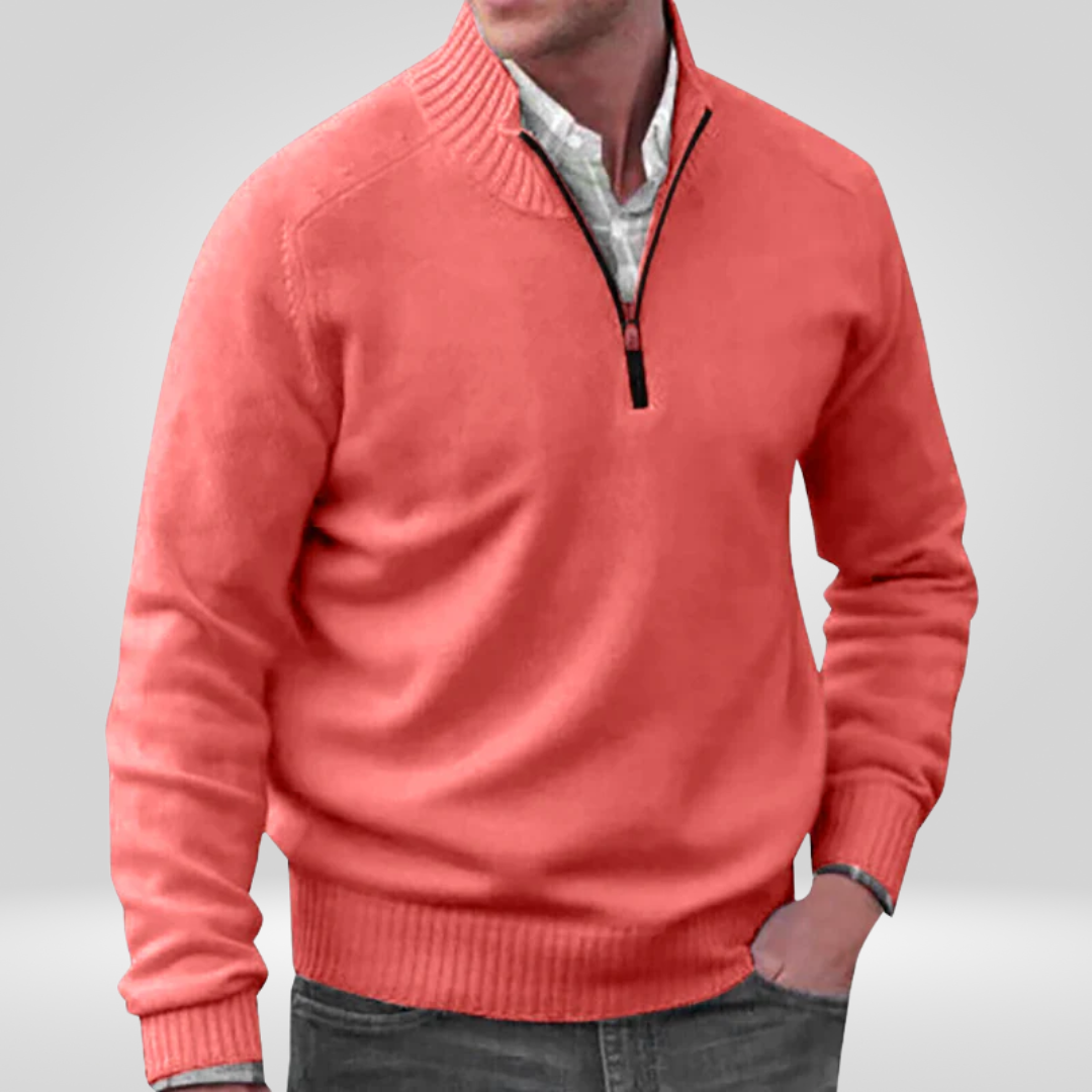 Heren Pullover met Rits – Stijlvol en Comfortabel Design
