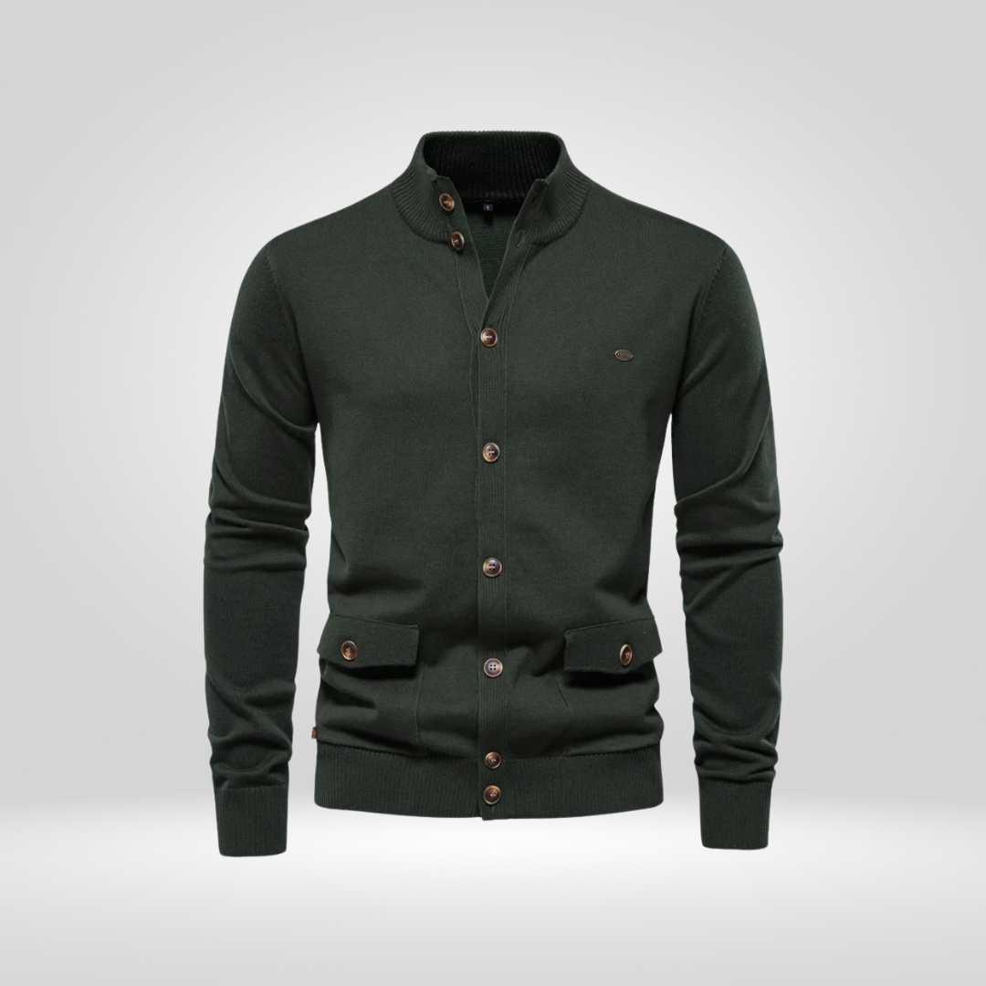 Gebreide Katoenen Heren Vest