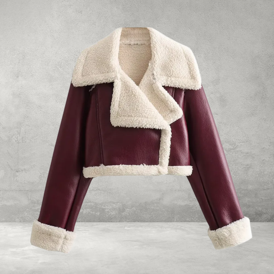 Dames Cropped lerenjas