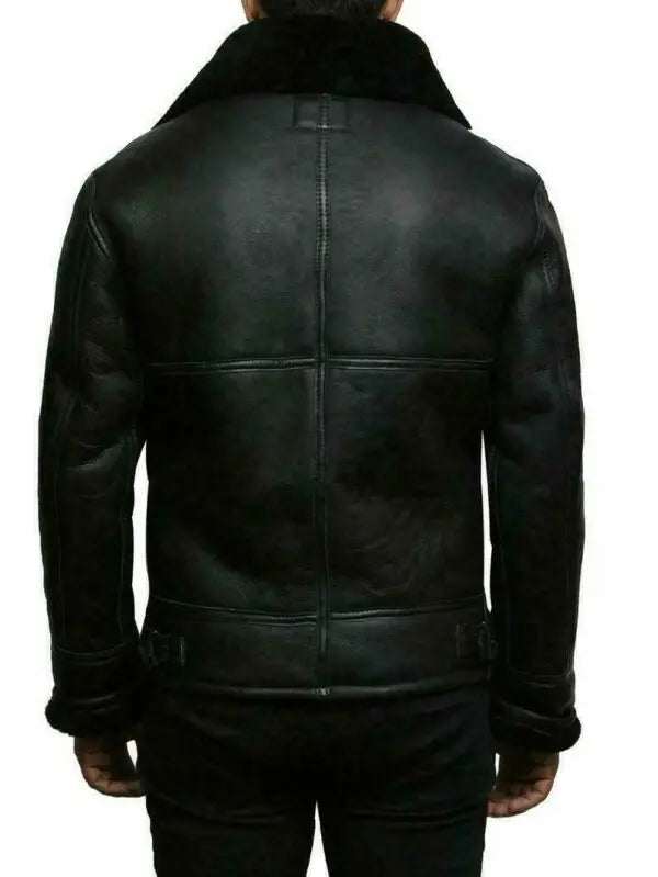Pu Leren Winterjas voor Heren – Luxe en Elegante Maximiliaan Jas