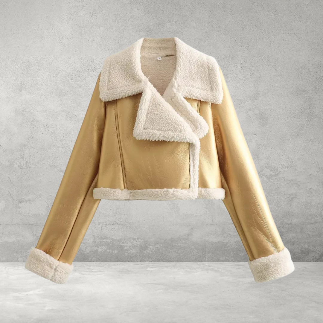 Dames Cropped lerenjas