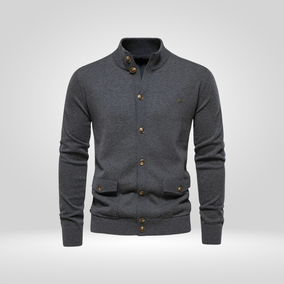 Gebreide Katoenen Heren Vest