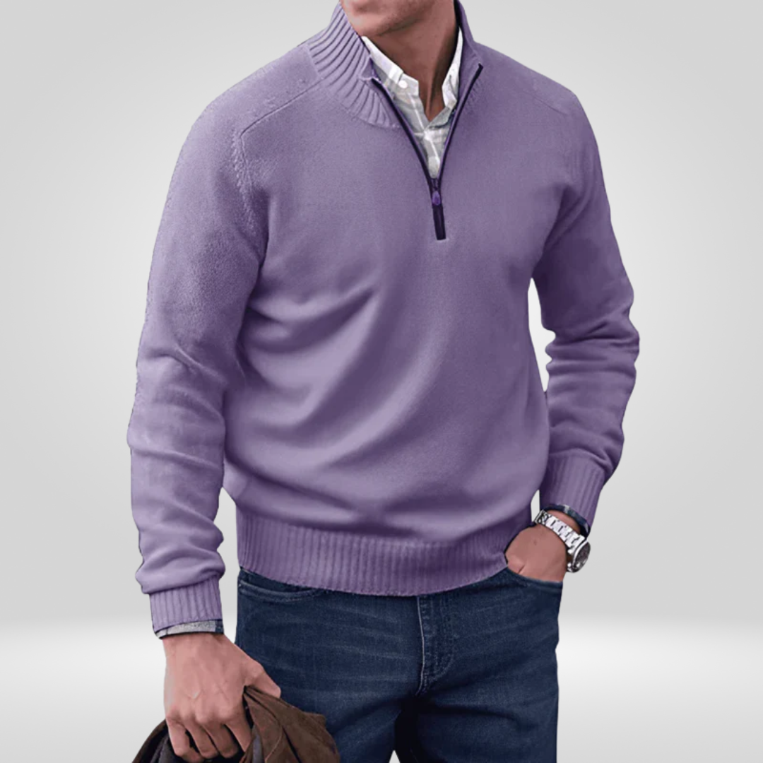 Heren Pullover met Rits – Stijlvol en Comfortabel Design