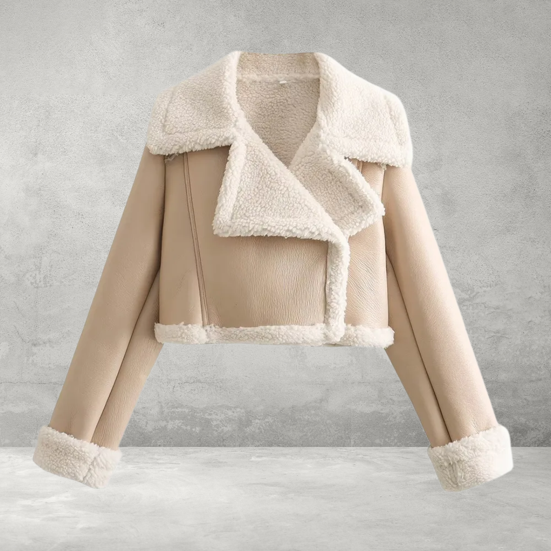 Dames Cropped lerenjas