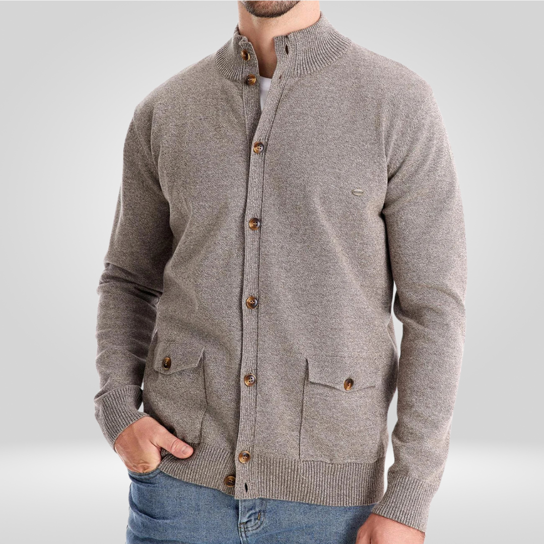 Gebreide Katoenen Heren Vest