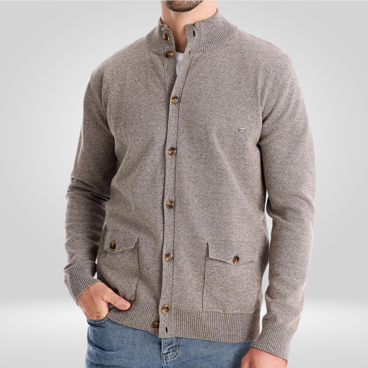 Gebreide Katoenen Heren Vest