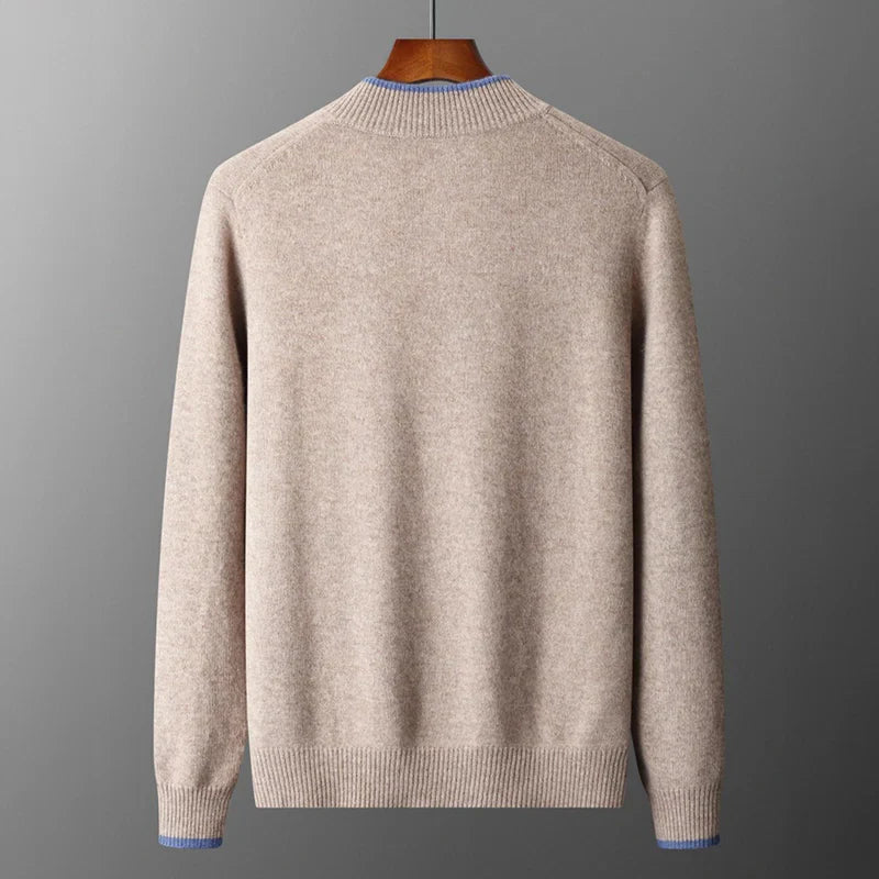 Luxe Kasjmiermix Vest voor Heren – Zachte, Warme en Tijdloze Coat