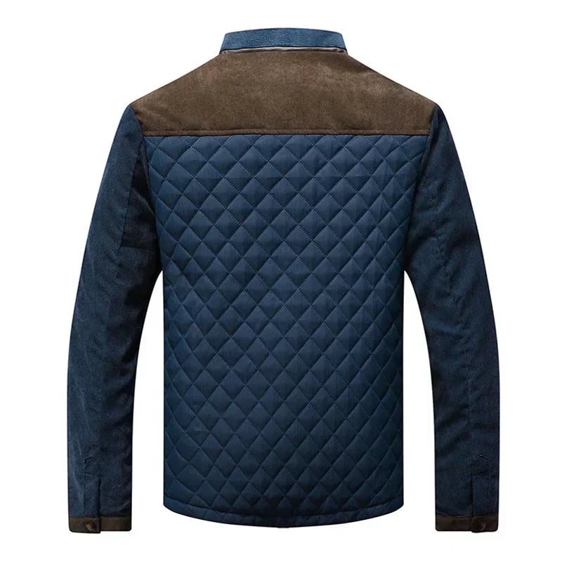 Heren Herfstjas – Luxe Kasjmiermix met Stijlvolle en Comfortabele Pasvorm