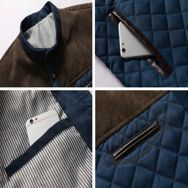 Heren Herfstjas – Luxe Kasjmiermix met Stijlvolle en Comfortabele Pasvorm