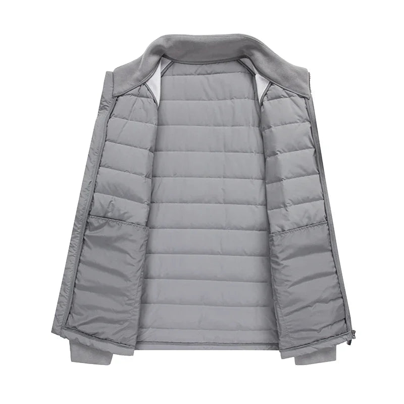 Heren Outdoor Winterjas – Lichtgewicht Waterafstotende Donsjas met Capuchon