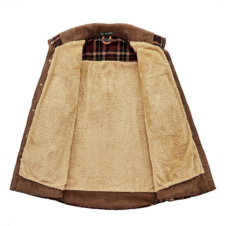 Heren Winterjas – Comfortabel en Stijlvol met Fleecevoering