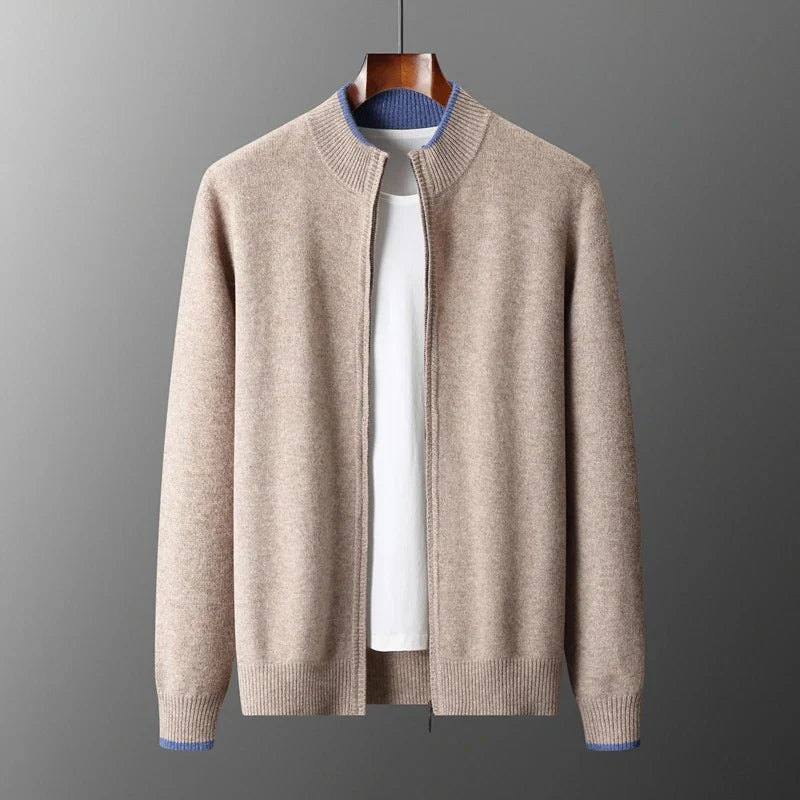 Luxe Kasjmiermix Vest voor Heren – Zachte, Warme en Tijdloze Coat