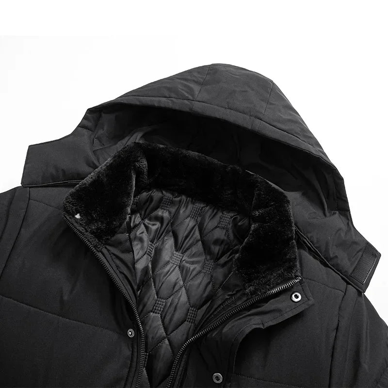 Heren Winterparka – Warme Jas met Fleecevoering