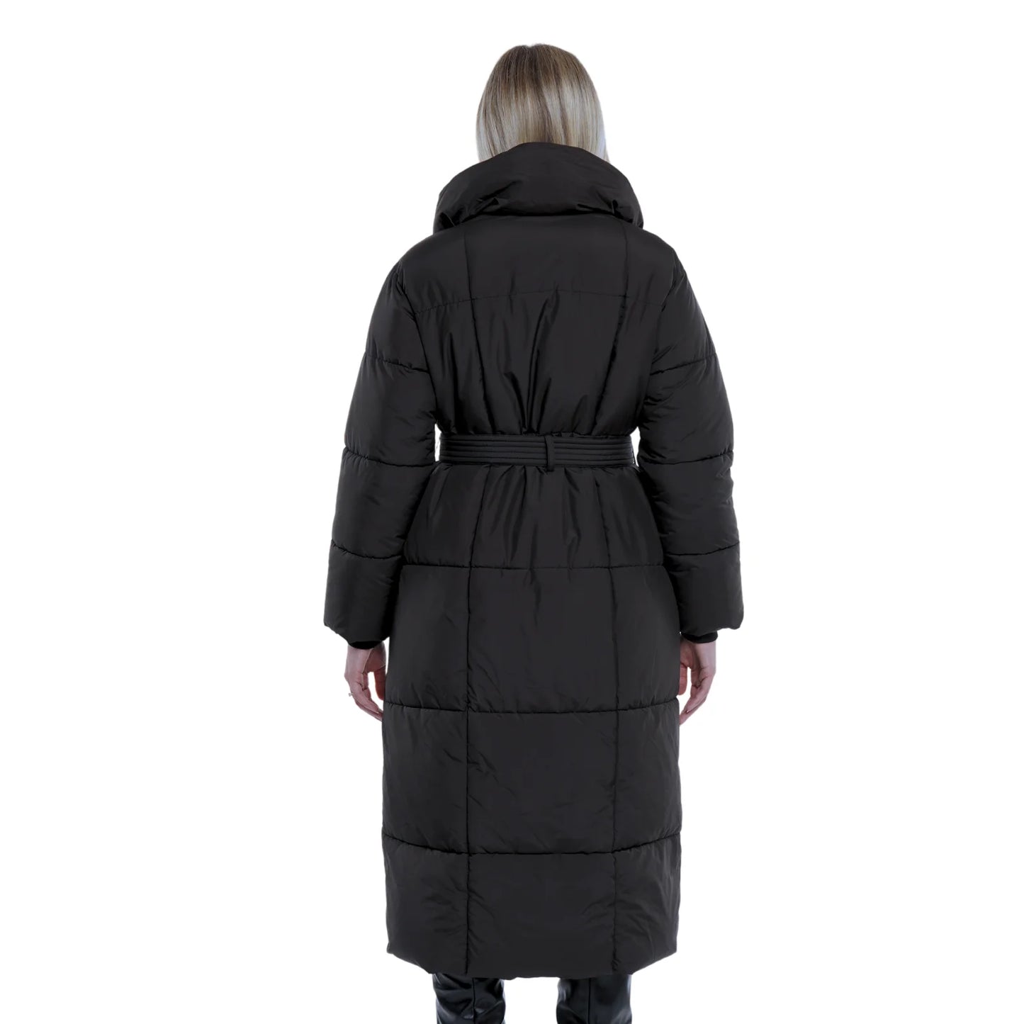 Dames Winter Puffer Jas – Lange Lengte, Waterafstotend en Winddicht Design