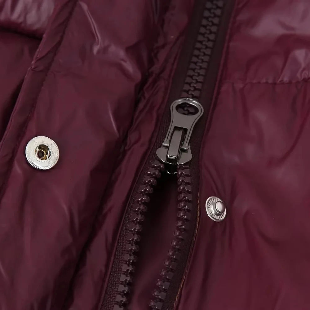 Dames Zipper Waistcoat - Slimming bodywarmer met Staande Hals