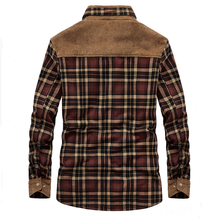 Heren Winterjas – Comfortabel en Stijlvol met Fleecevoering