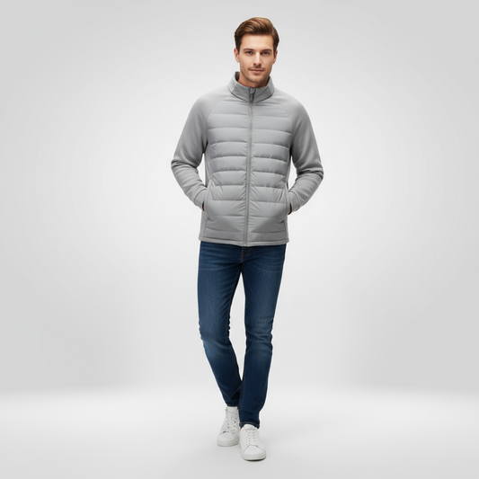 Heren Outdoor Winterjas – Lichtgewicht Waterafstotende Donsjas met Capuchon