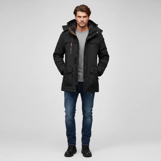 Heren Winterjas – Waterdicht, Warm en Lichtgewicht voor Outdoor Avonturen