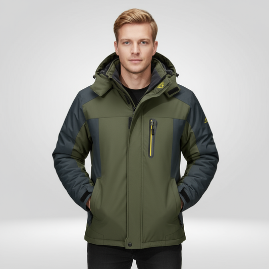 Outdoor Herenjas – Winddicht, Waterdicht & Warm Gevoerd