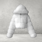 Luxe Cropped Hoodie | Pluche Kunstbont Jas met Rits voor Dames