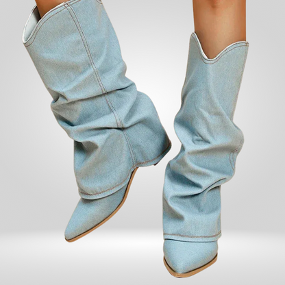 Elmas Denim Laarzen voor Dames