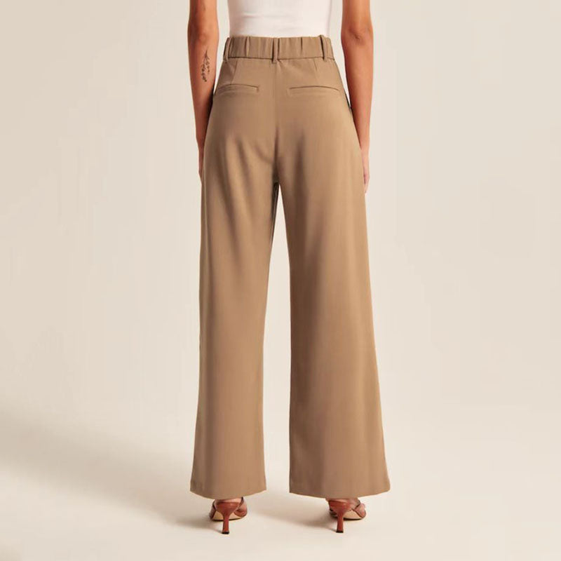 Dames Broek met Wijde Pijpen – Stijlvol en Comfortabel Design