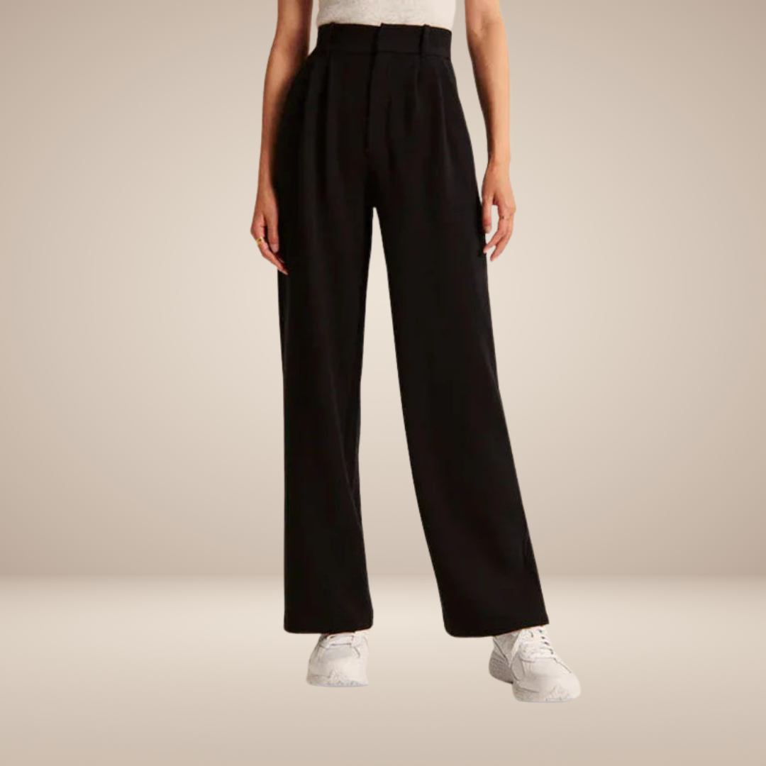 Dames Broek met Wijde Pijpen – Stijlvol en Comfortabel Design