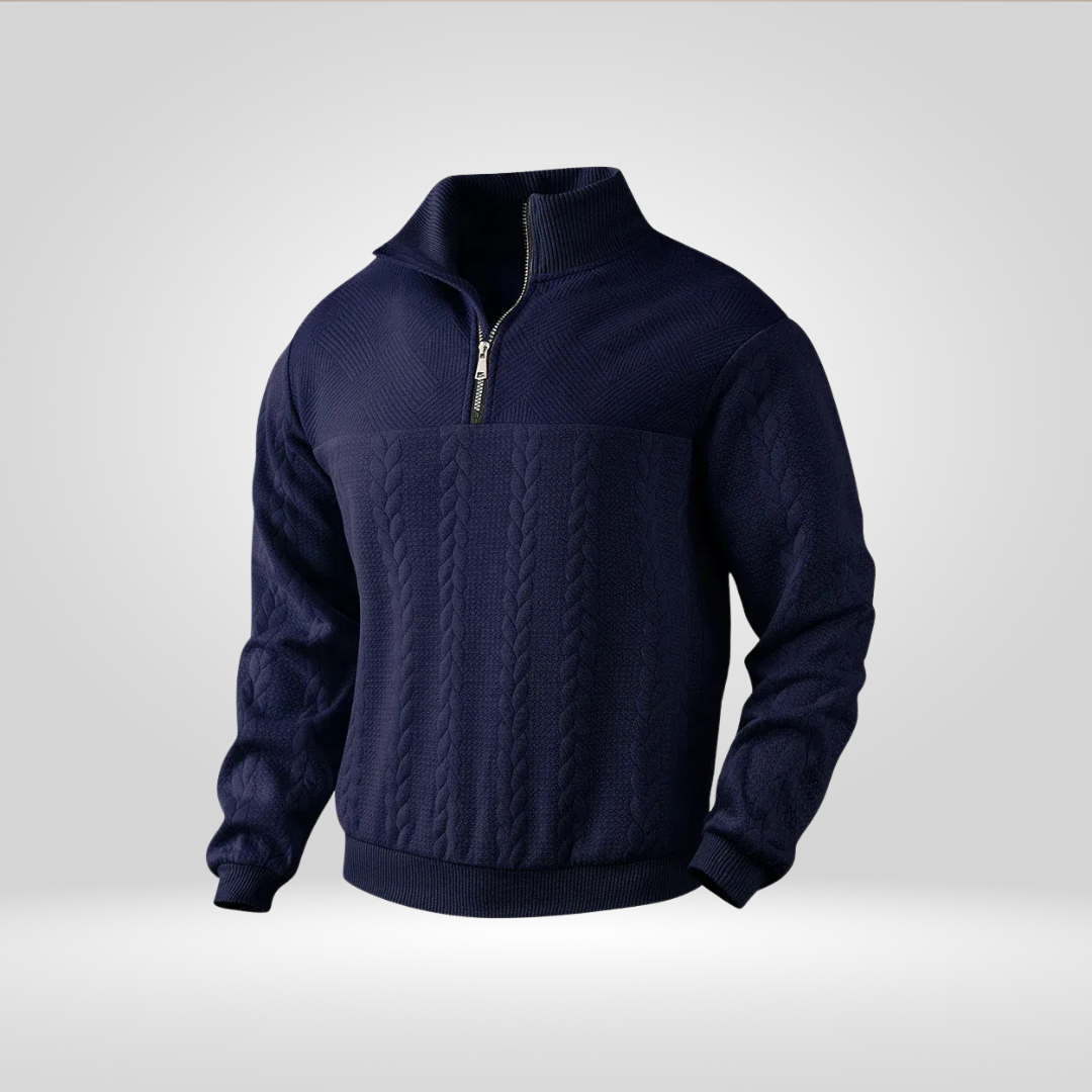 Half-zip trui voor Heren