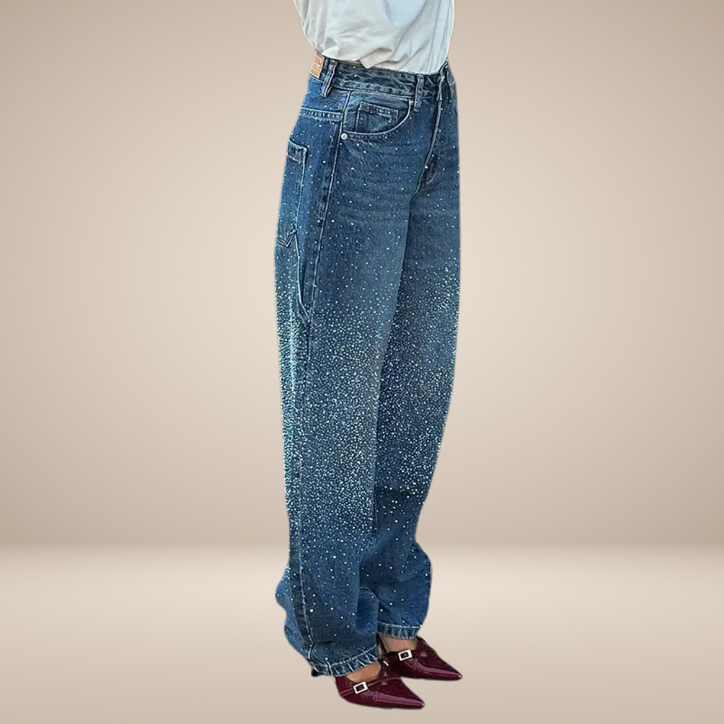 Street Denim – Jeans met Hoge Taille