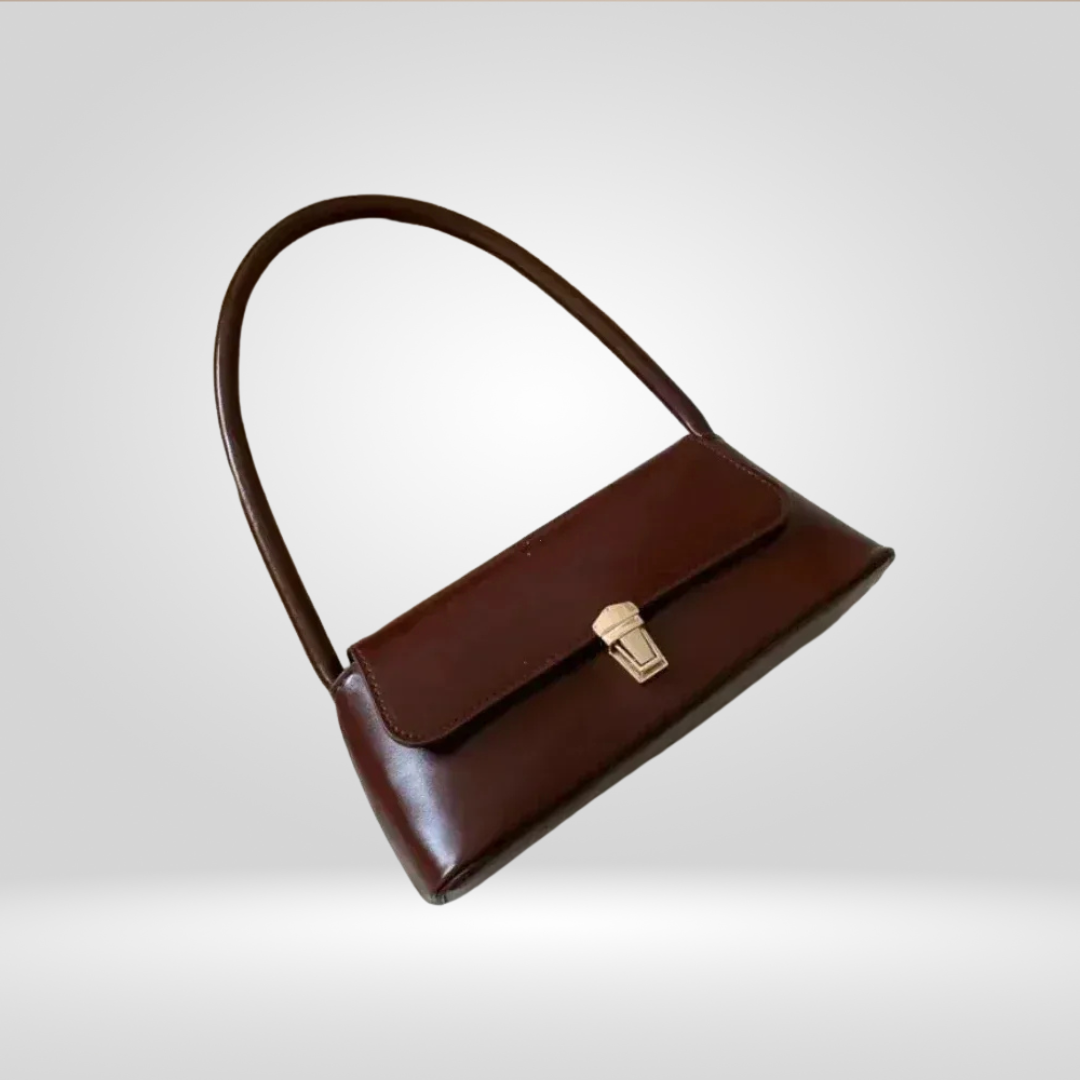 Dames Crossbody Tas – Effen Design voor Schouder en Onderarm