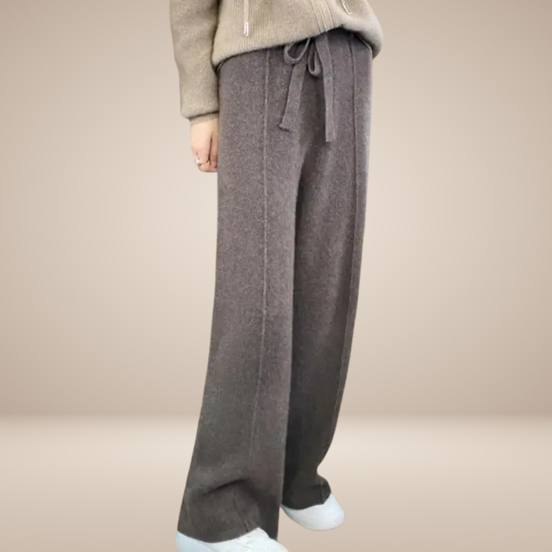 Dames Wollen Broek – Wijde Pijpen voor Comfort