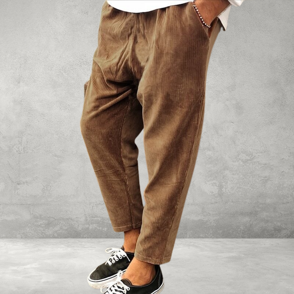 Luxe Casual Corduroy Broek voor Heren