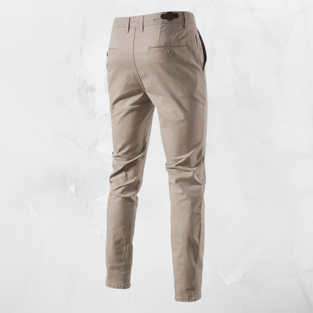 Casual Heren Katoenen Broek – Slim Fit