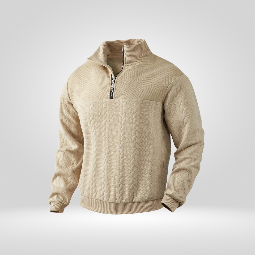 Half-zip trui voor Heren
