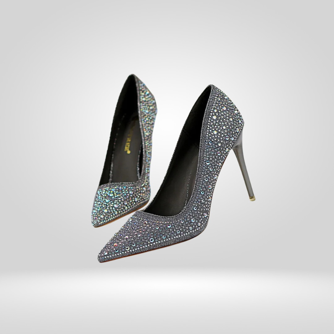 Luxe Dames Stiletto Pumps – Met Strass Details